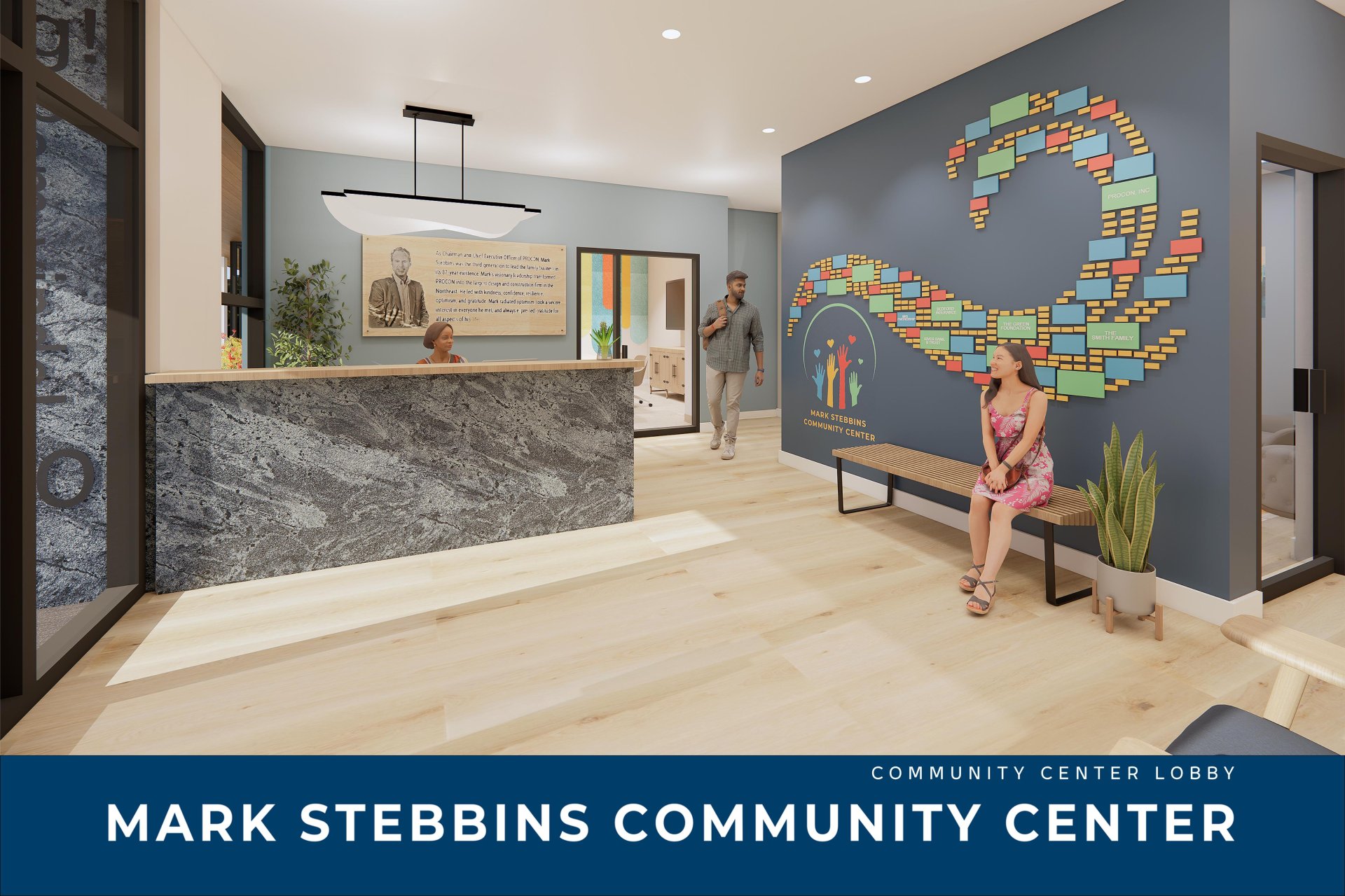 Mark Stebbins Community Center Lobby